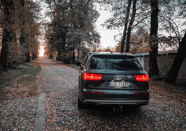 Audi Q7 cena 159000 przebieg: 62037, rok produkcji 2019 z Gorlice małe 562